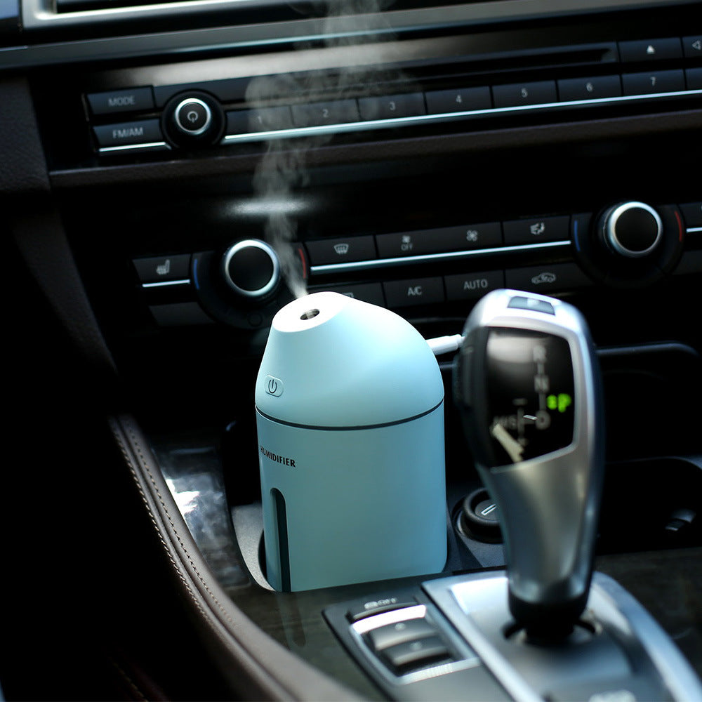 Mini USB Desk Humidifier with Soft Mist for Car & Desk