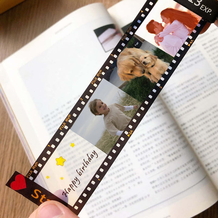 Personalized Photo Film Roll Keychain Memory Gift