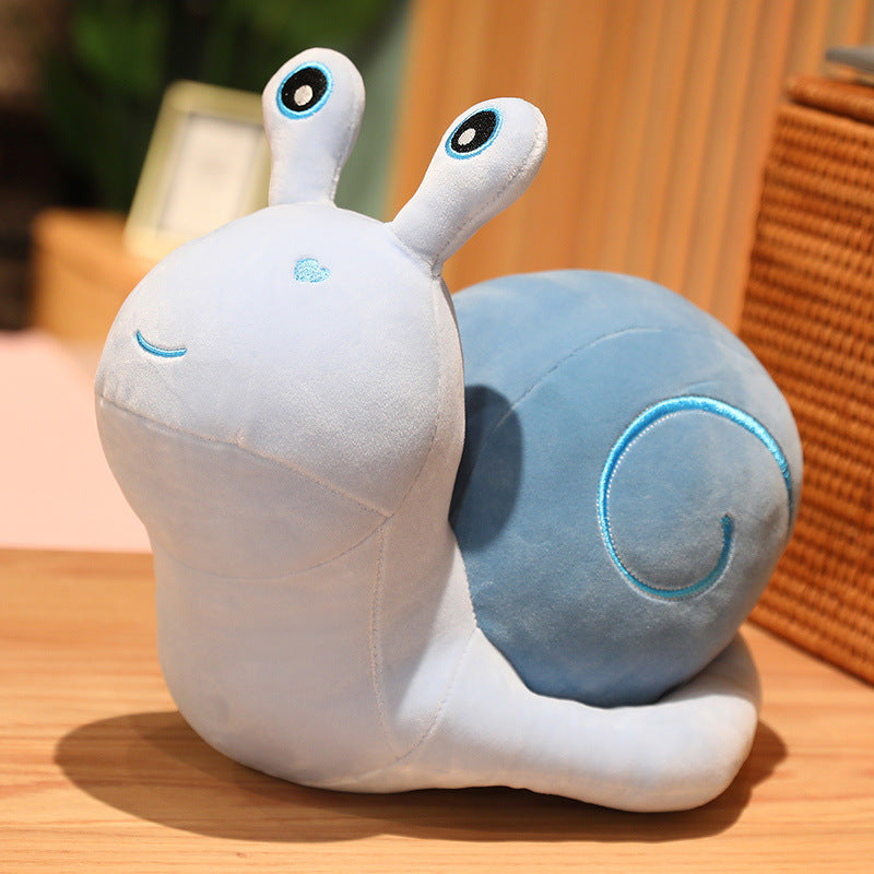 Snail Plush Pillow for Cozy Bedroom Decor & Cuddles