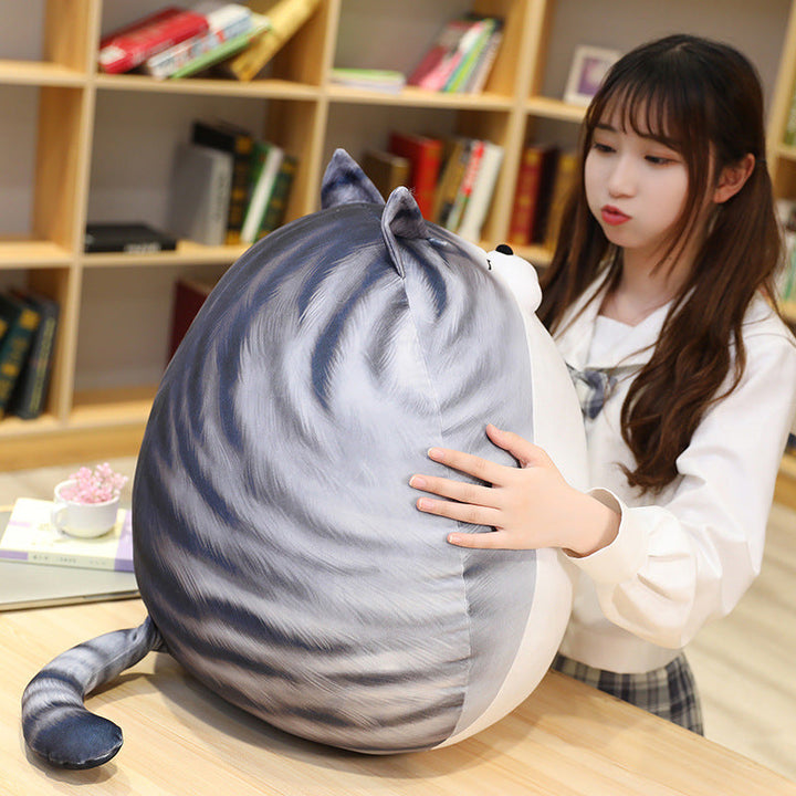 Cat Plush Pillow Cushion for Cozy Lounging & Decor