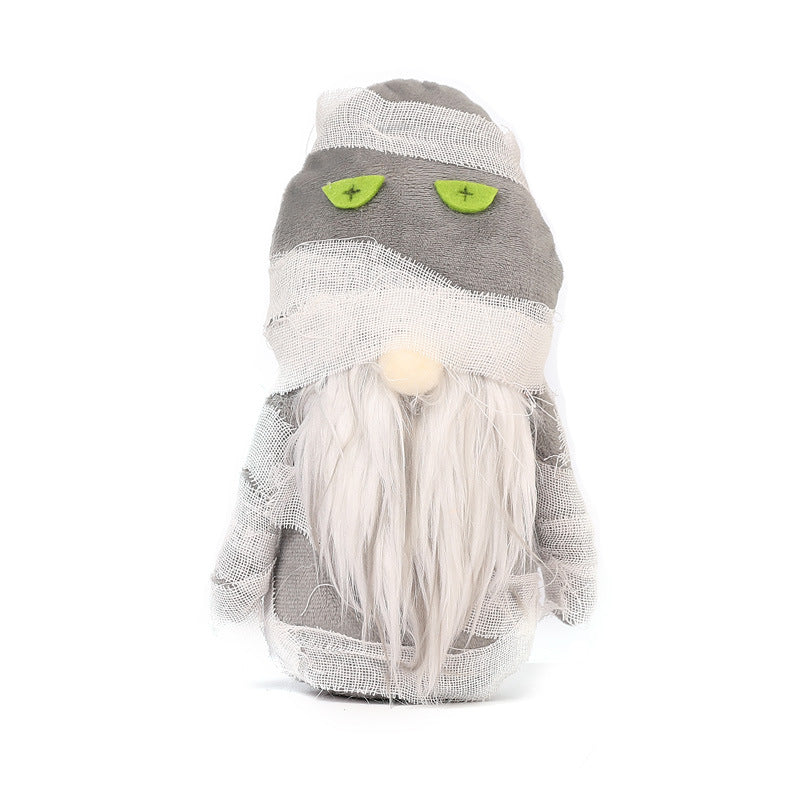 Halloween Character Doll Set for Whimsical Displays