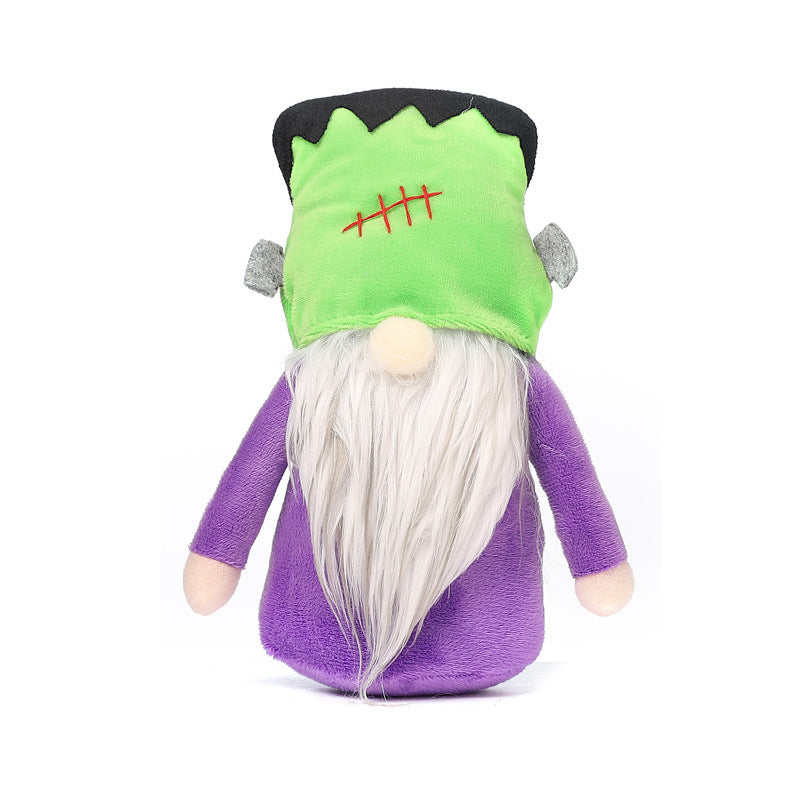 Halloween Character Doll Set for Whimsical Displays