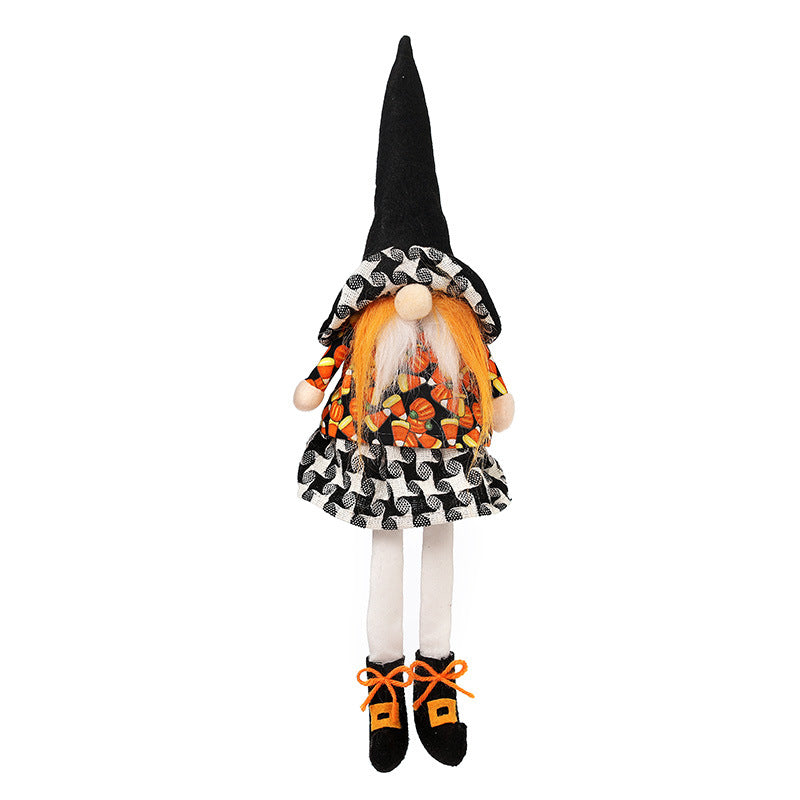 Long-Legged Halloween Witch Dolls for Festive Decor