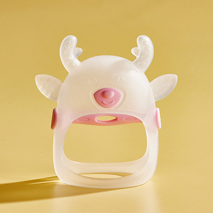 Deer Silicone Teether Toy for Soothing Sore Baby Gums