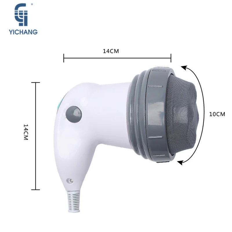 Electric Body Slimming Massage Roller with 5 Attachments
