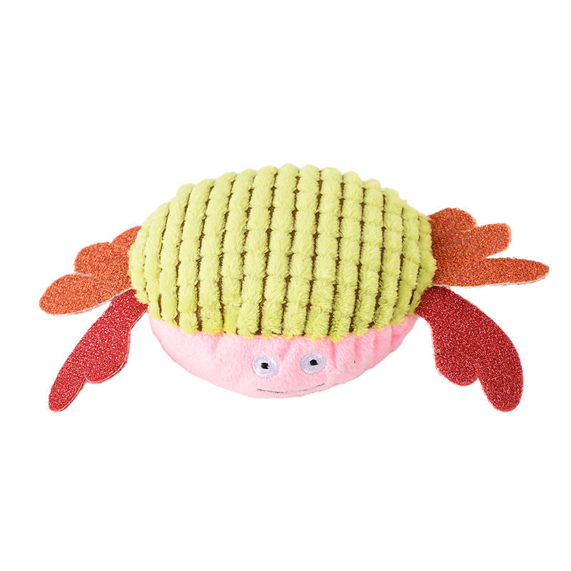 Textured Plush Dog Toy for Interactive Chewing Play