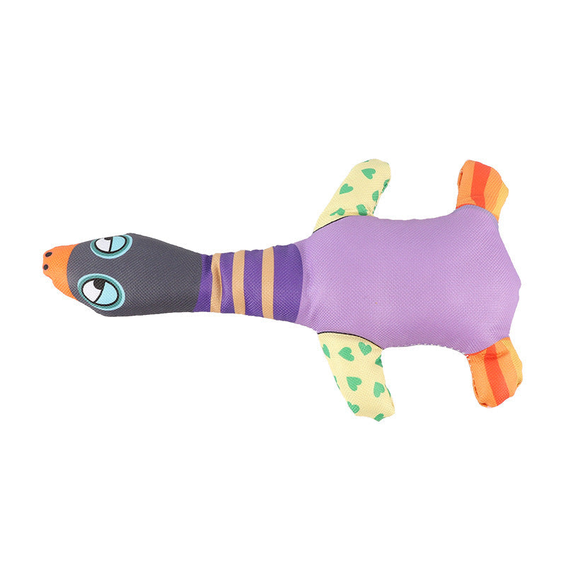Squeaky Duck Dog Toy - Bite Resistant Oxford Cloth