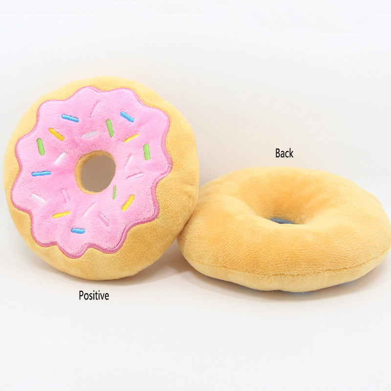 Soft Plush Dog Toy for Interactive Squeaky Indoor Play