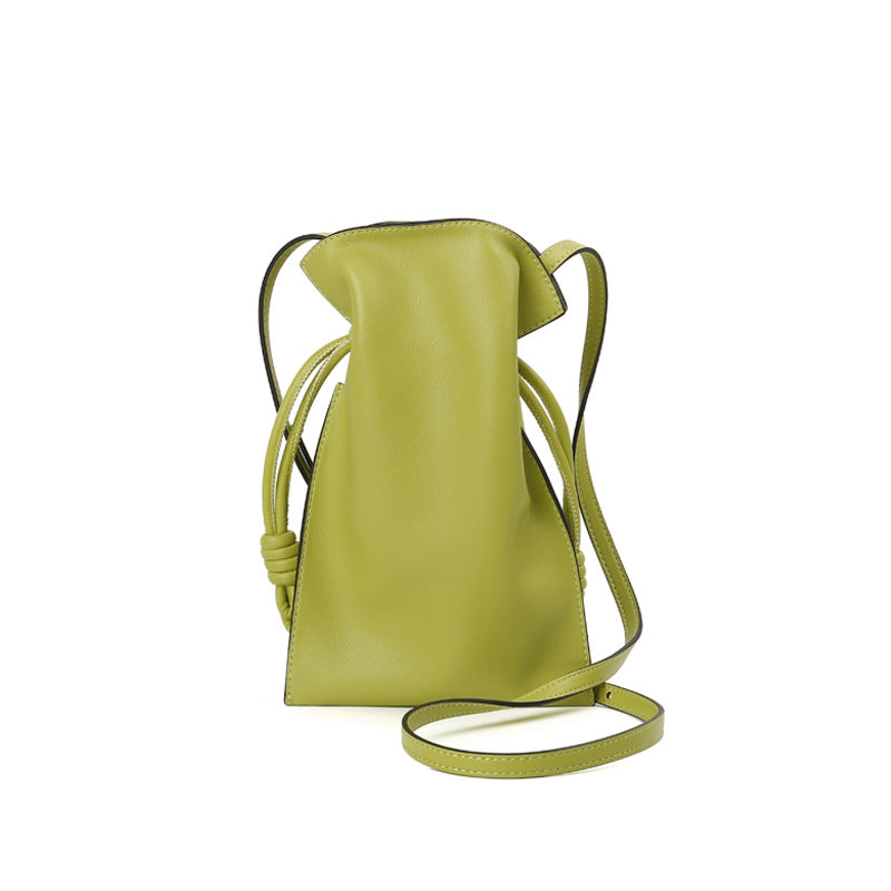 Drawstring Bucket Bag for Polished Hands-Free Style