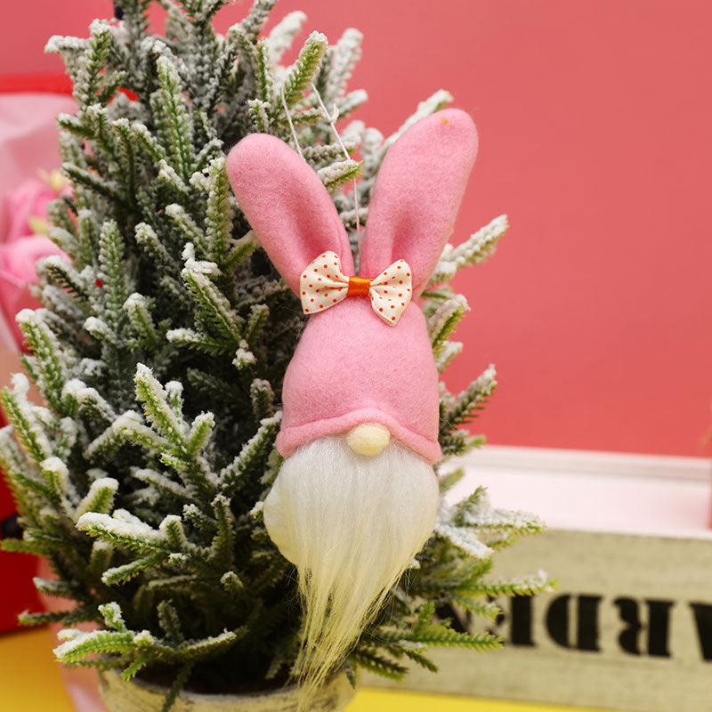 Easter Rabbit Gnome Ornaments for Whimsical Spring Decor