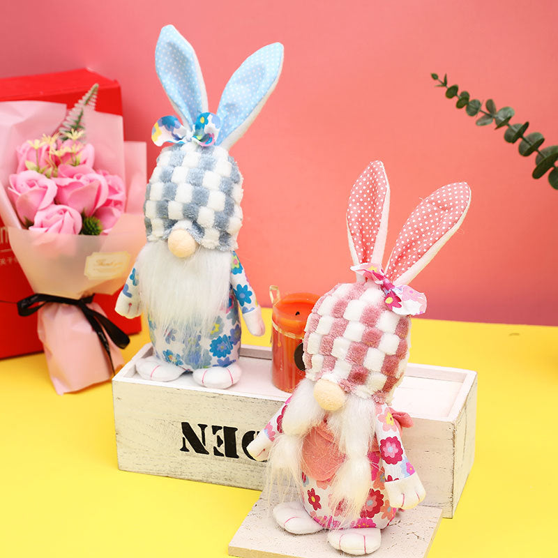 Easter Rabbit Gnome Decorations for Cheerful Displays