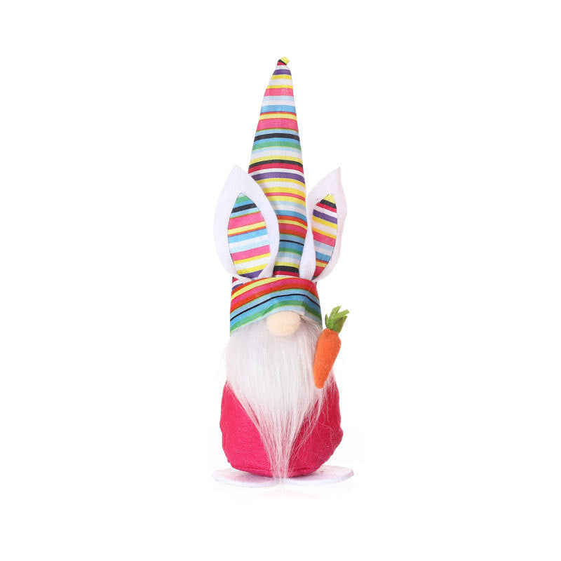 Easter Bunny Gnome Decoration for Playful Spring Charm