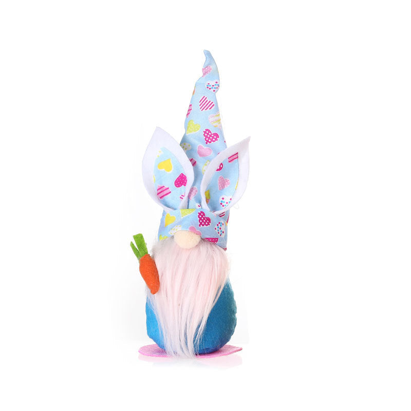 Easter Bunny Gnome Decoration for Playful Spring Charm