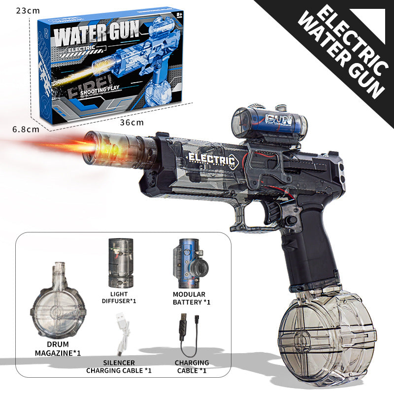 Electric Water Gun With Continuous High-Speed Spray