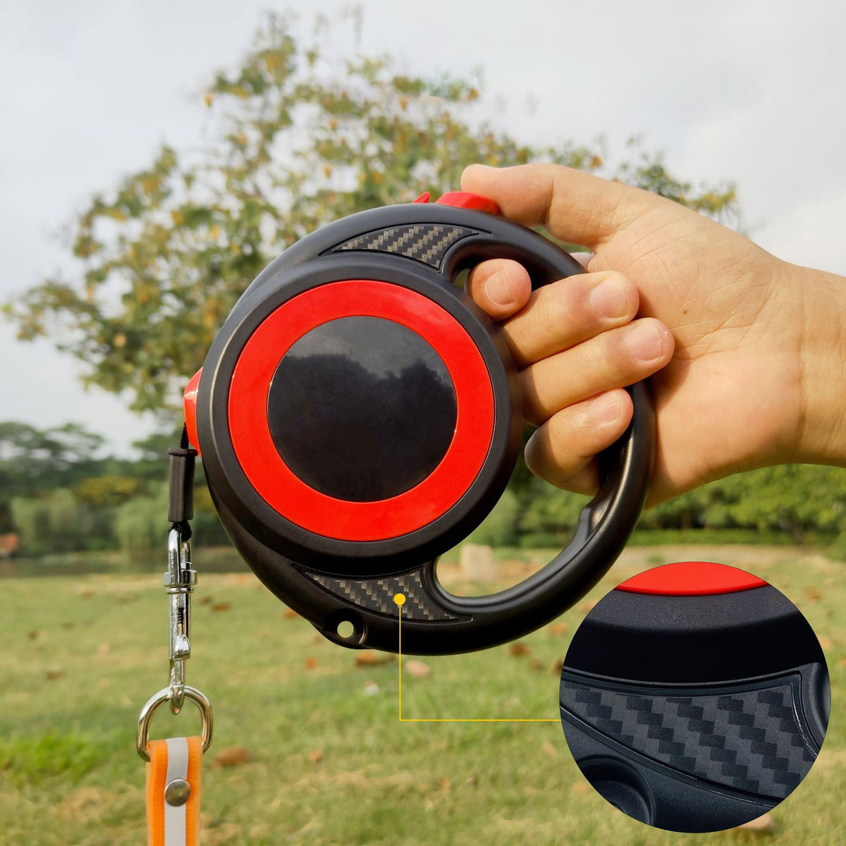 Retractable Dog Leash for Small & Medium Dog Walks