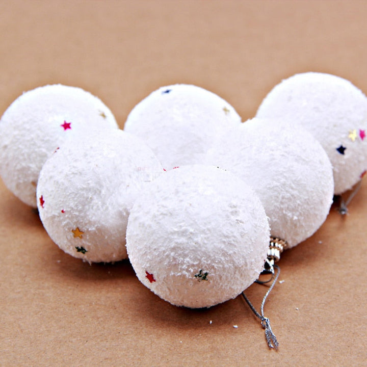 Christmas Snowball Ornaments Set for Instant Snowy Decor