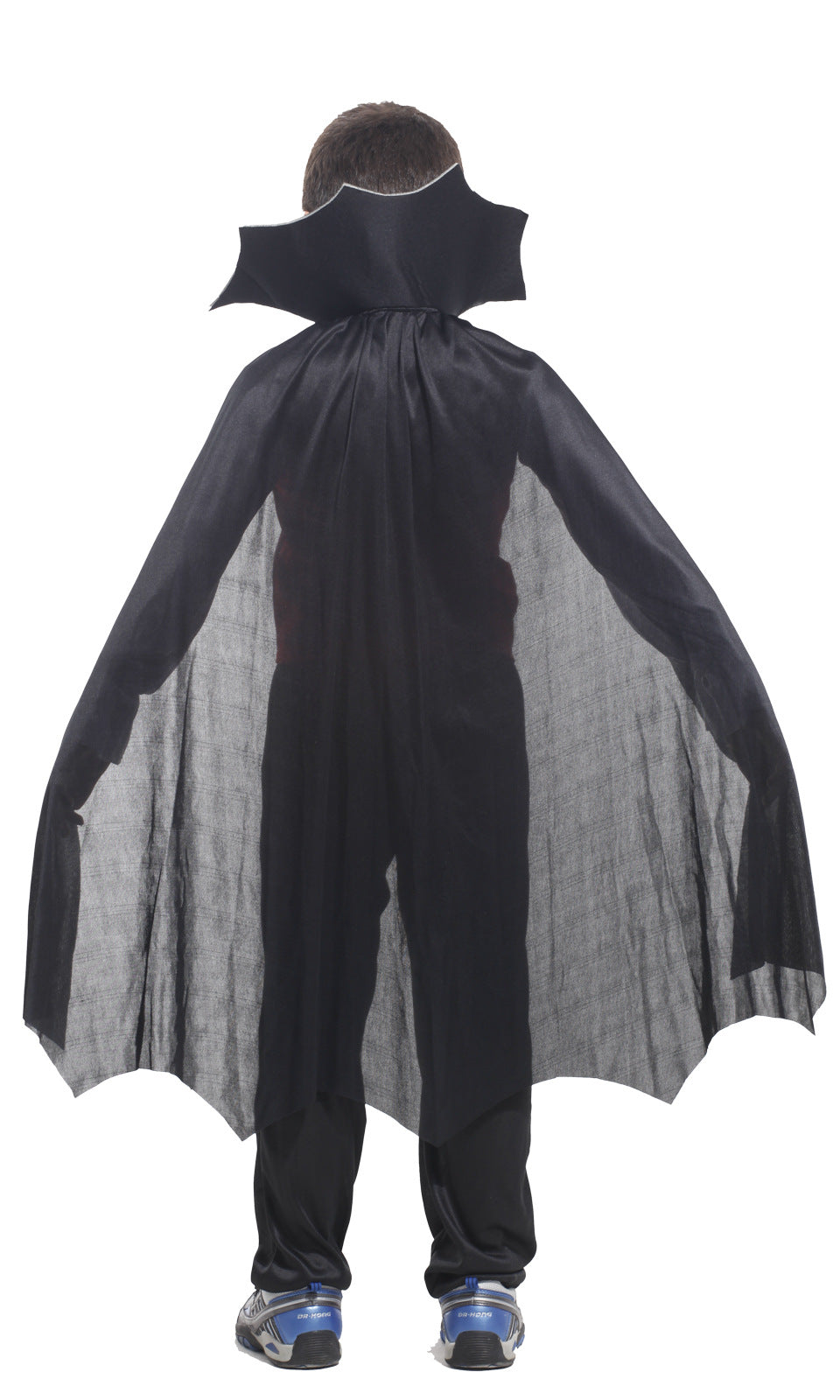 Children's Vampire Costume Set with Dramatic Cape
