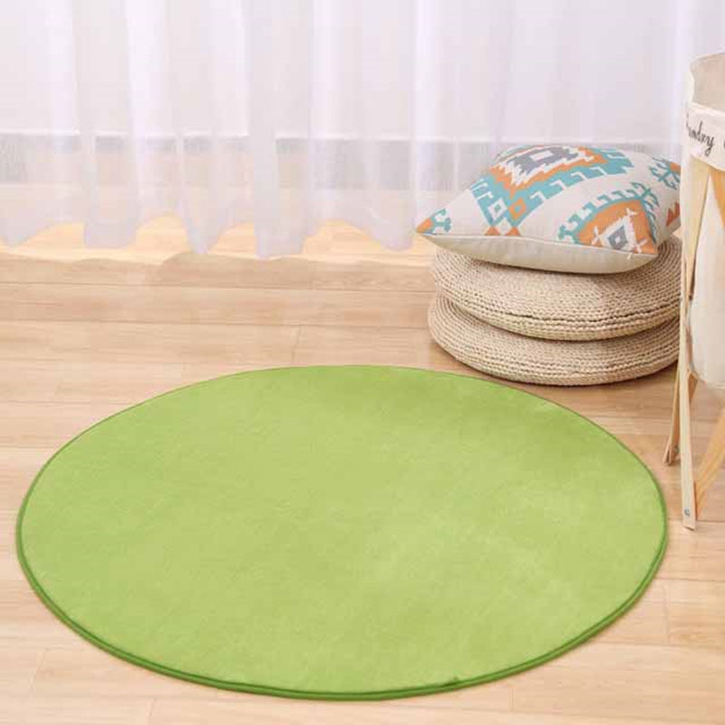 Round Memory Foam Floor Mat for Soft, Colorful Rooms