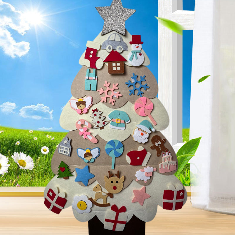 Felt Christmas Tree DIY Wall Decor for Kids Rooms