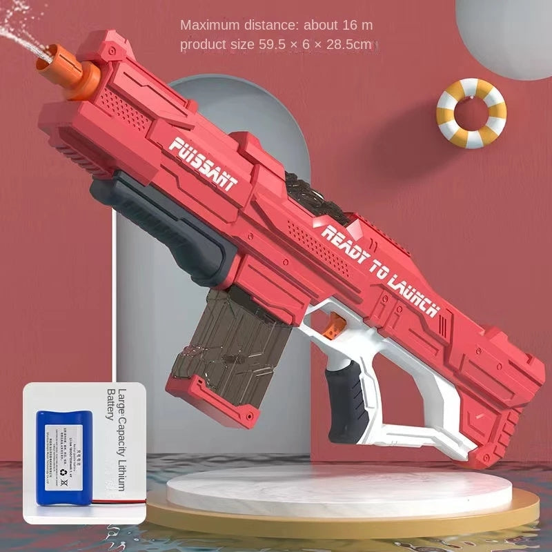 Electric Water Gun Toy With 16m Long-Range Water Stream