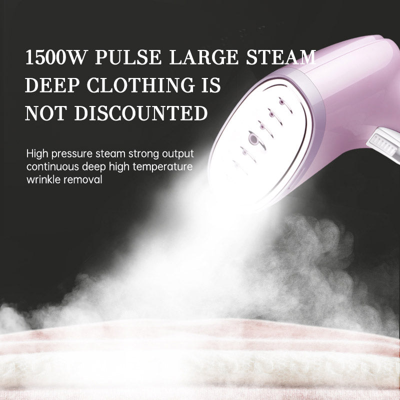 Handheld Garment Steamer 1500W, Fast Wrinkle Removal