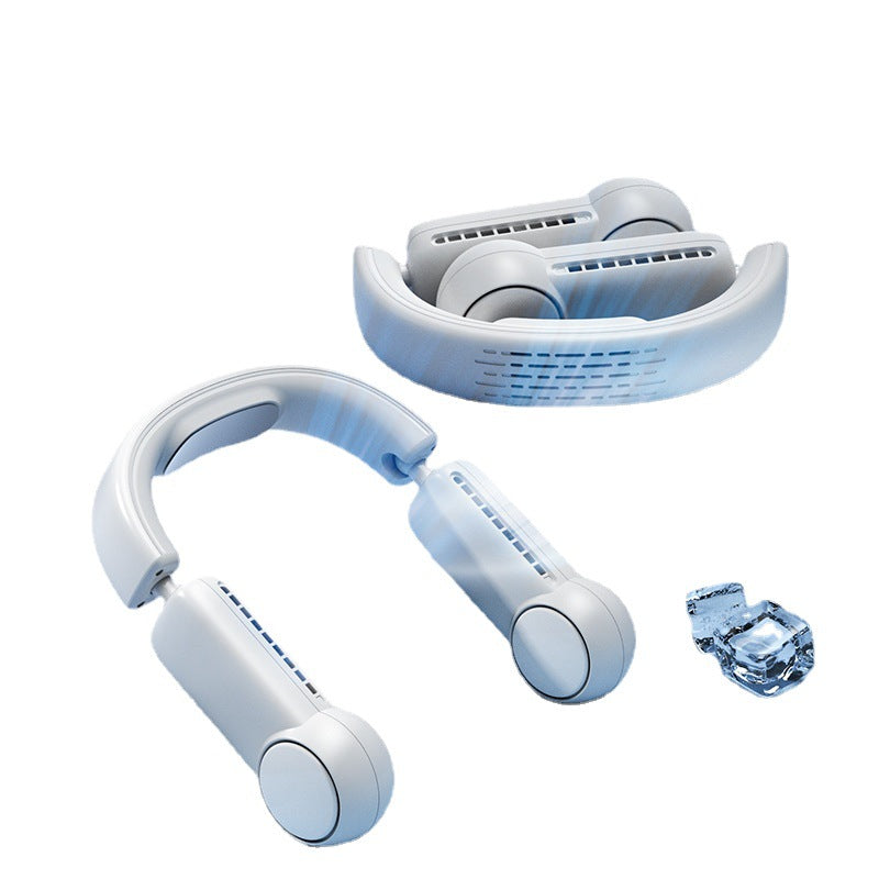 Hands-Free Wearable Neck Fan for Hot Days and Commutes