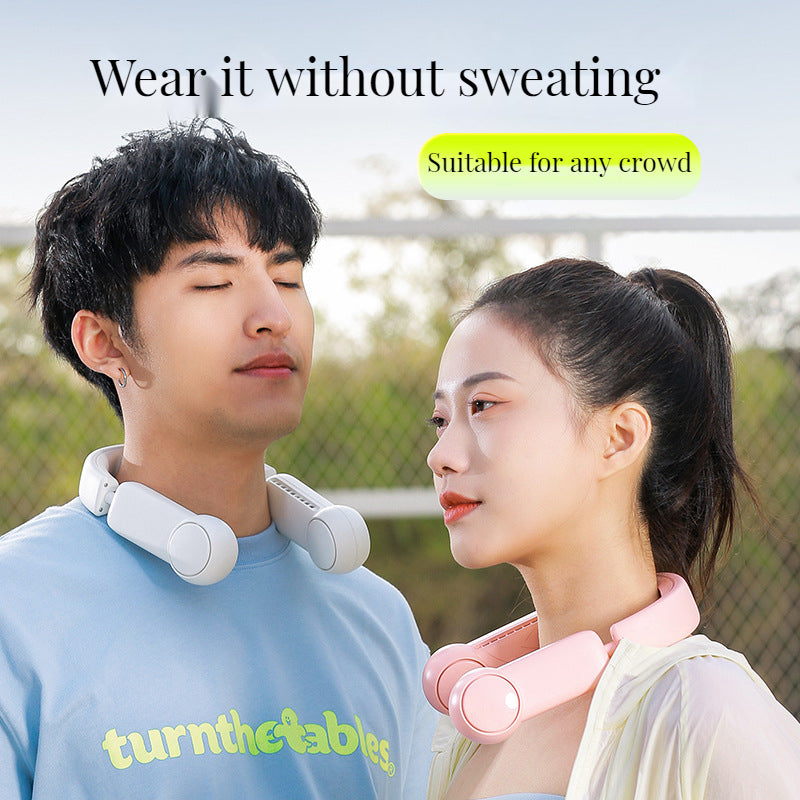 Hands-Free Wearable Neck Fan for Hot Days and Commutes
