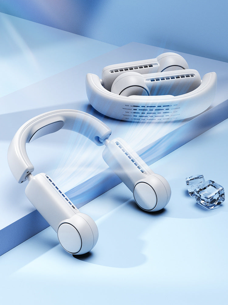 Hands-Free Wearable Neck Fan for Hot Days and Commutes