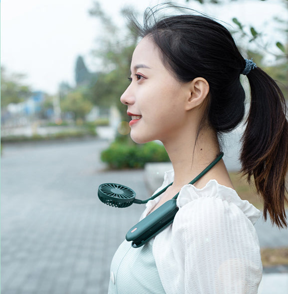 Hanging Neck Fan: Hands-Free Portable Cooling on the Go