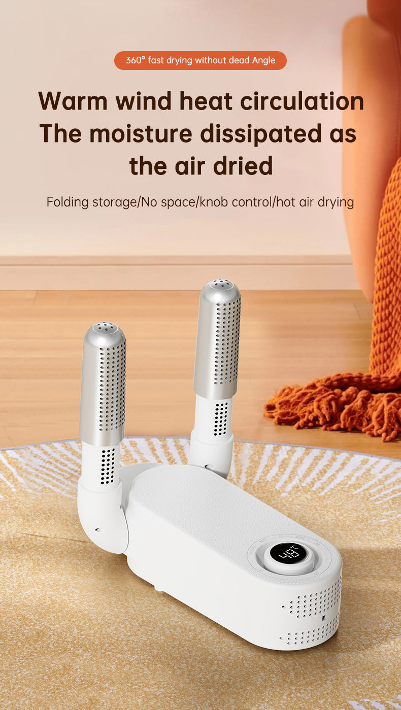 Shoe Dryer: Telescopic, Foldable, Even Hot-Air Drying