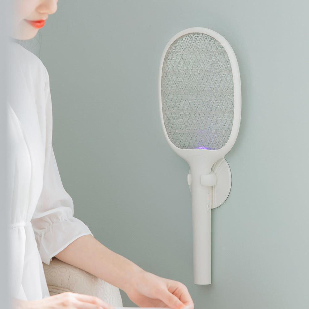 Rechargeable Electric Mosquito Swatter with Purple Light