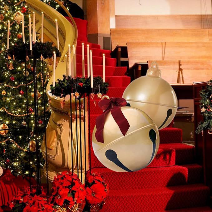 Inflatable Christmas Bells for Festive Outdoor Decor