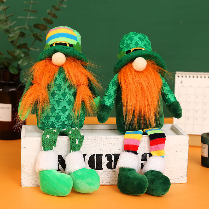 St. Patrick's Day Gnome Hanging Ornament for Mantel