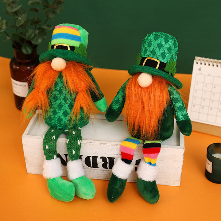 St. Patrick's Day Gnome Hanging Ornament for Mantel