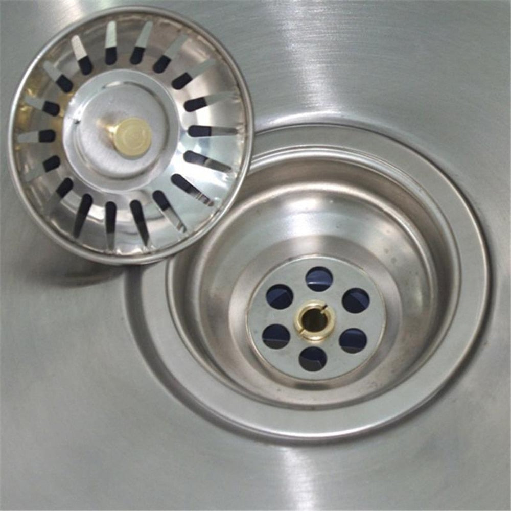 Stainless Steel Sink Strainer That Catches Hair & Debris