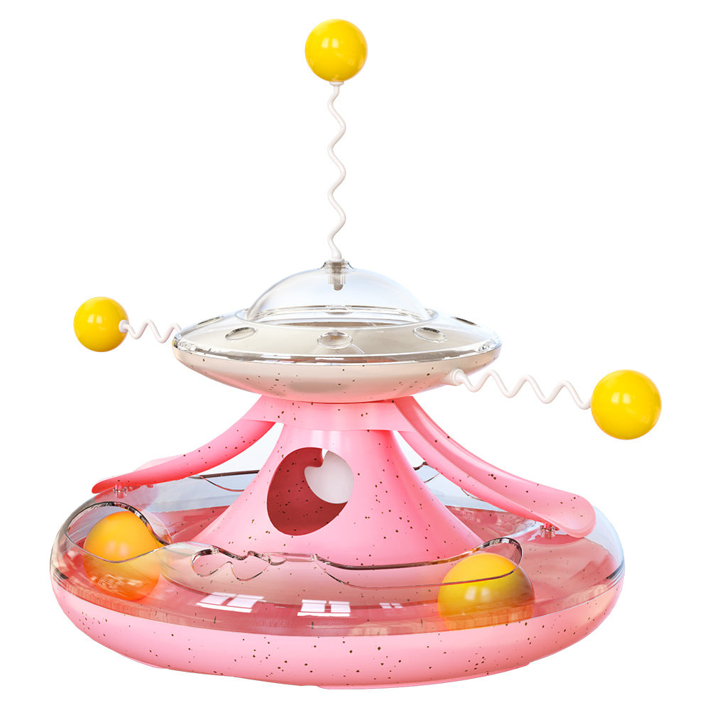 Interactive Cat Tumbler Track Toy for Indoor Cat Play