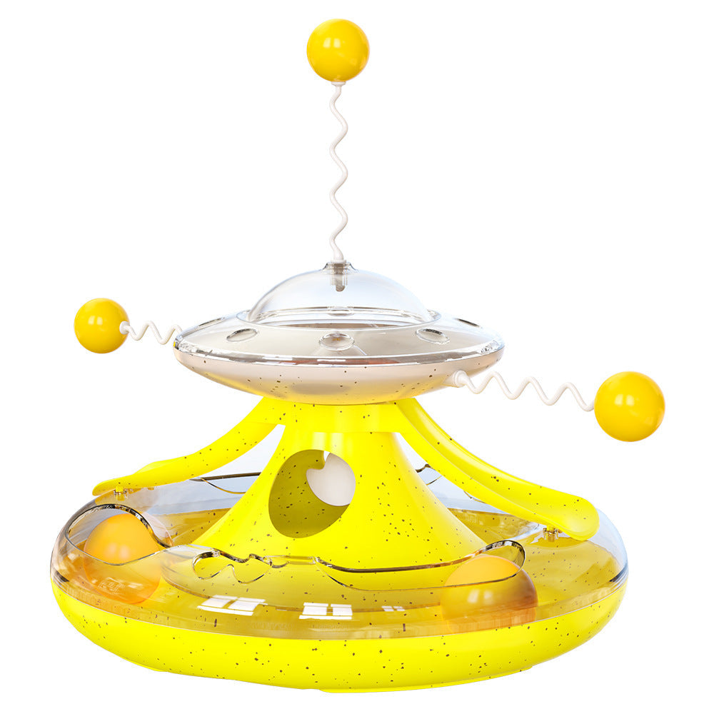 Interactive Cat Tumbler Track Toy for Indoor Cat Play
