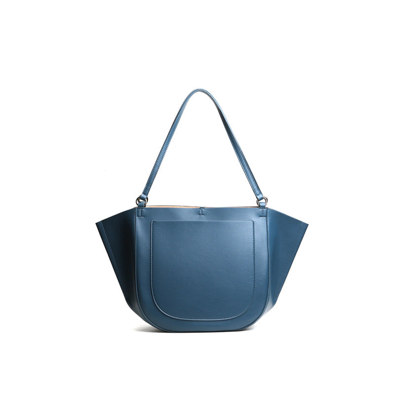 Leather-Look Women's Shoulder Bag for Daily Essentials
