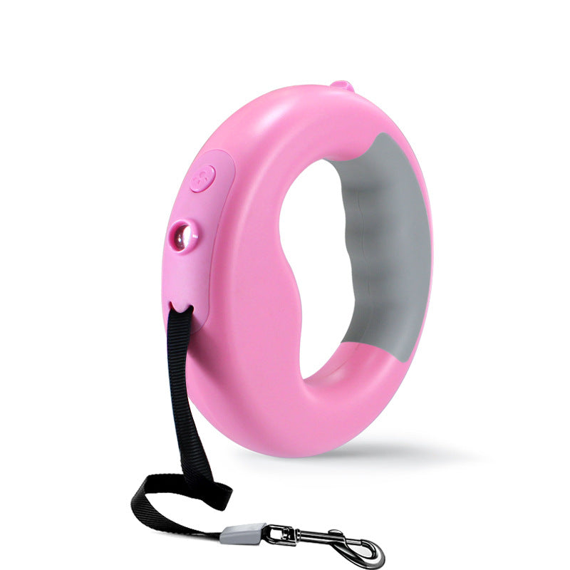 LED Retractable Dog Leash for Safer Nighttime Walks