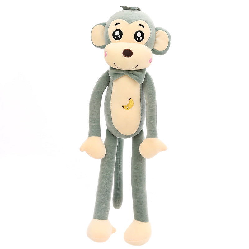 Long-Arm Monkey Plush Sleep Companion Cuddle Toy Doll