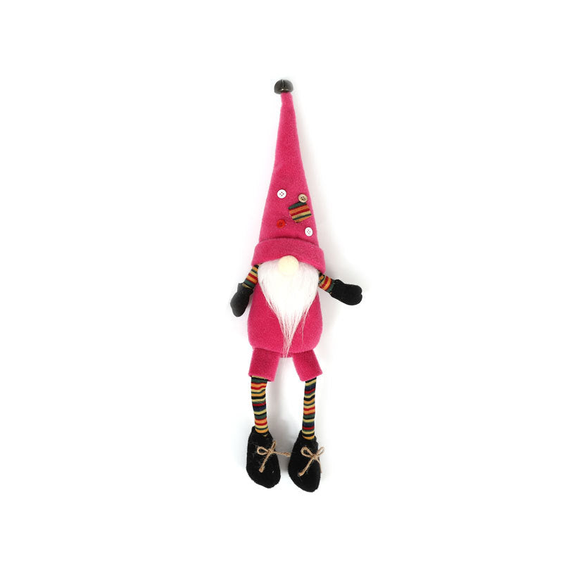 Long-Legged Christmas Gnome Decoration for Mantels