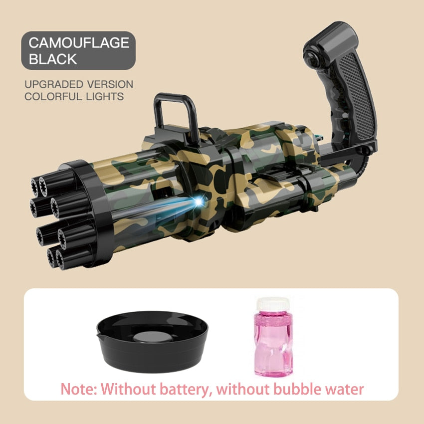 Automatic Bubble Gun Toy for Rich Bubbles Outdoors