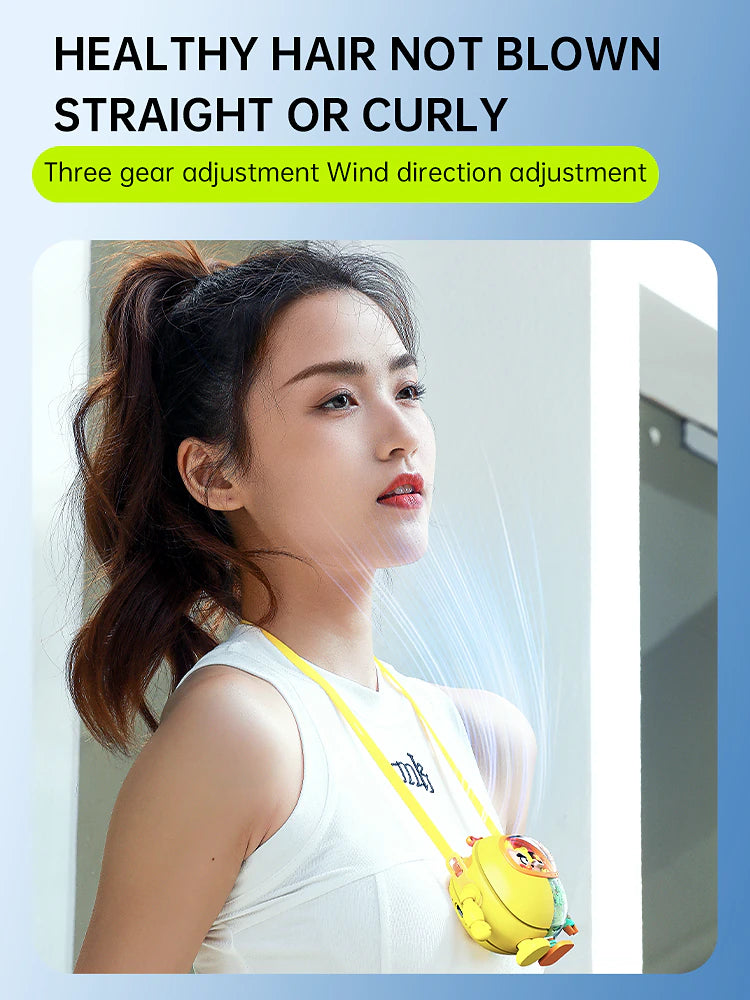 Hands-Free Neck Fan: Quiet Cooling That Spares Your Hair