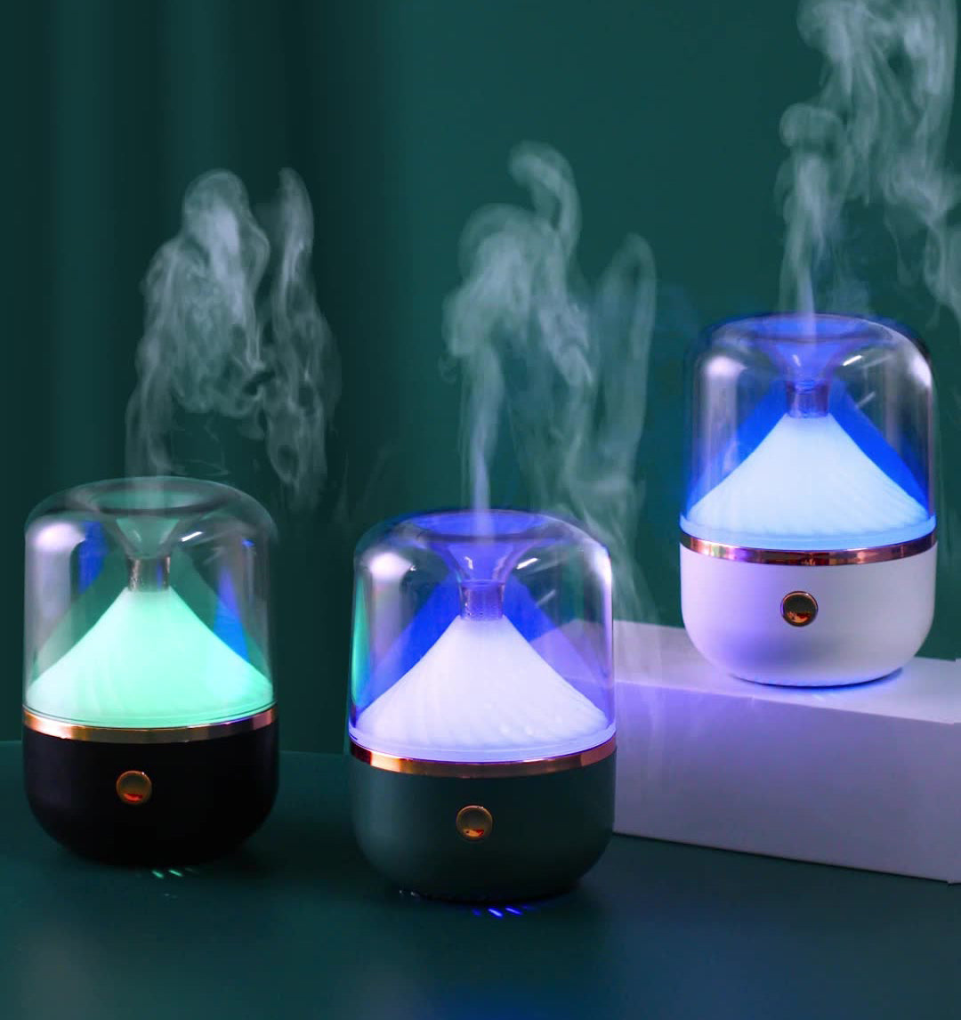 Mini Aroma Diffuser with Mood Light for Bedroom Desk
