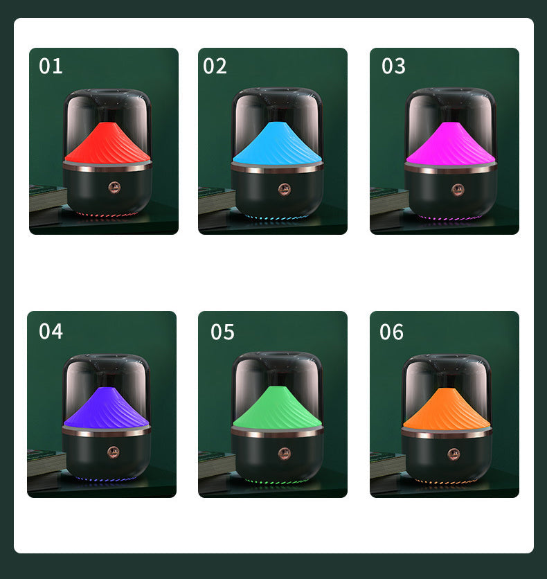 Mini Aroma Diffuser with Mood Light for Bedroom Desk