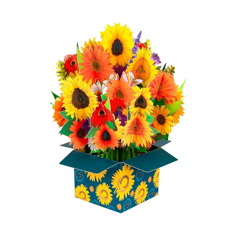 3D Pop-Up Bouquet Greeting Card for Mother’s Day Gift