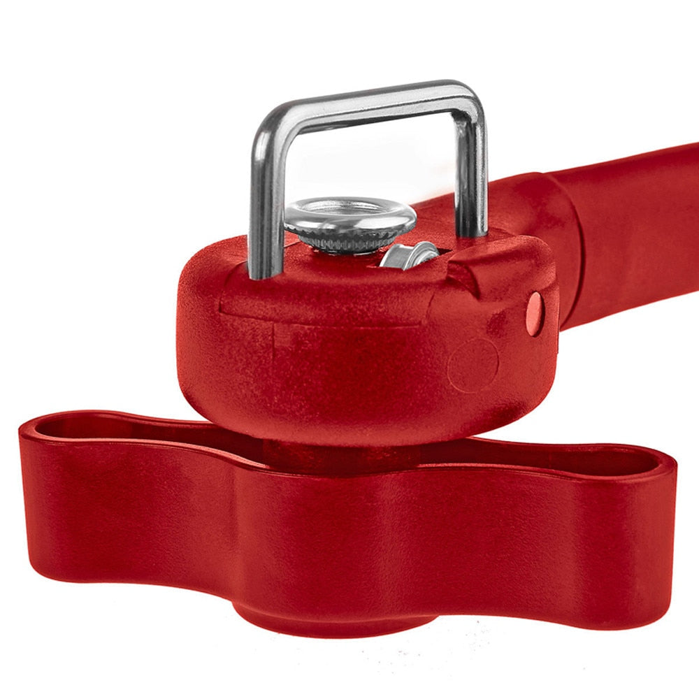 Safety Side Cut Can Opener with Stainless Steel Wheel