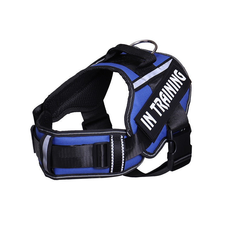 Reflective Dog Harness With Custom ID Patch for Walks