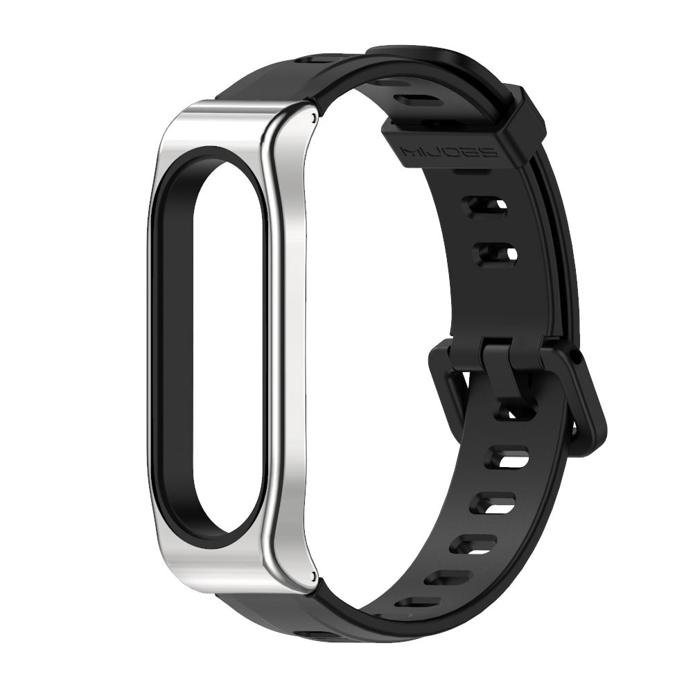 Xiaomi Mi Band 5 Strap With Metal Frame, Silicone Fit