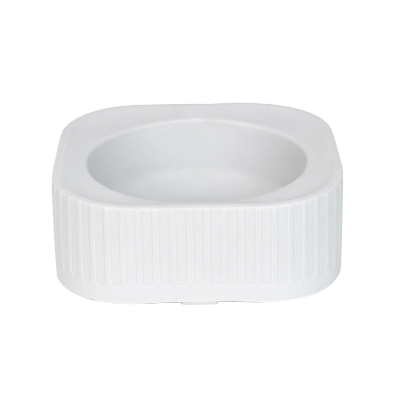 Plastic Pet Bowl for Small Dogs and Cats, Stackable Design